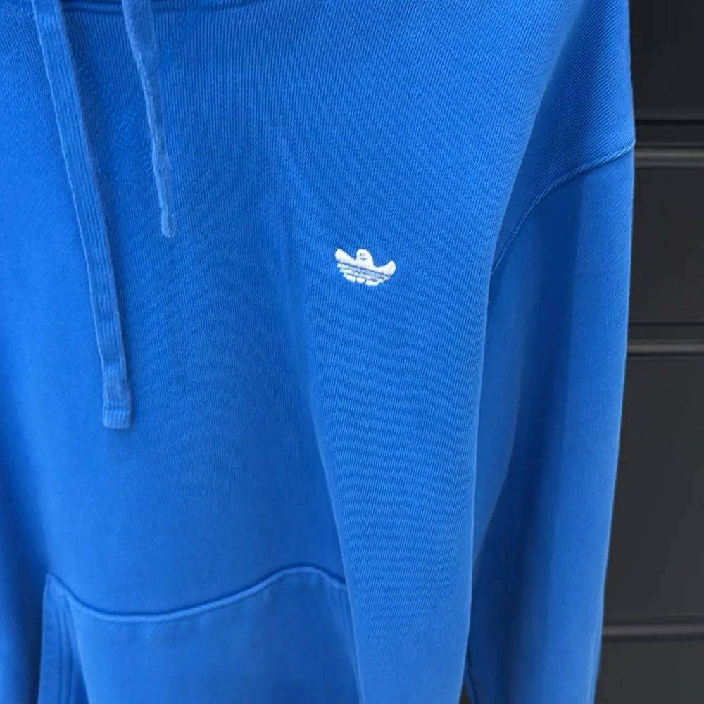 Adidas Vibrant Blue Pullover Hoodie